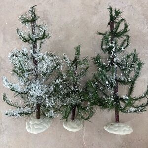 Lemax White Pine (set of 3)
Snowy Green Holiday Tree
Village Accessories